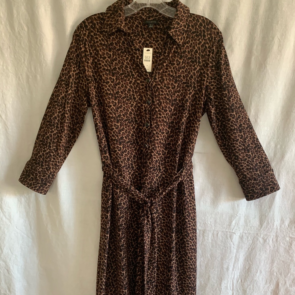 Animal print dress